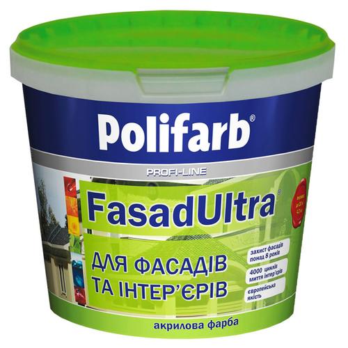 POLIFARB FasadUltra Фарба для фасадів та інтер'єрів 14кг.