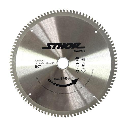 STHOR Диск пильний по алюмінію 250*30мм. (100зуб.) 08854
