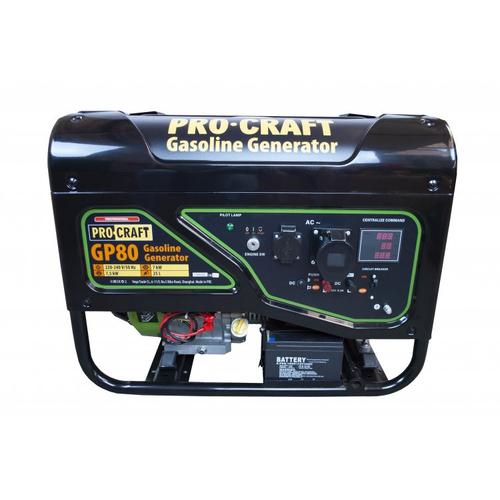 PROCRAFT Генератор бензиновый GP80 UNIVERSAL