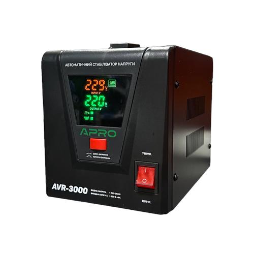 APRO Стабілізатор напруги релейний (2400W) AVR-3000