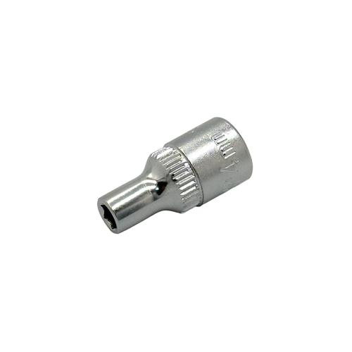 YATO Головка шестигранна  Cr-V 1/4 M=4мм., L=25мм. YT-1401