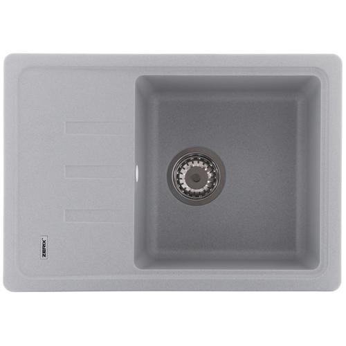 ZERIX ZS-6243S-09 Мийка гранітна 620*435мм. (сіра)