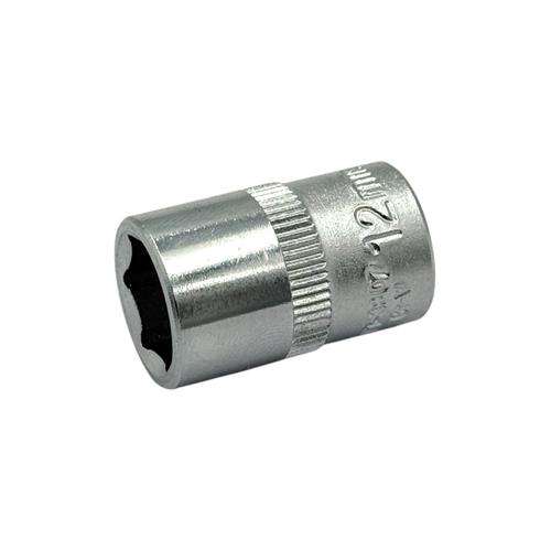 YATO Головка шестигранная Cr-V 3/8 M=12мм., L=28мм. YT-3807