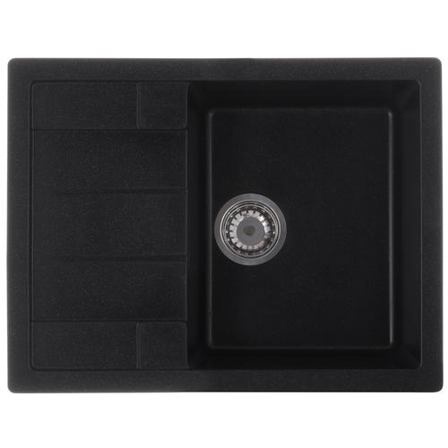 ZERIX ZS-6550S-03 Мийка гранітна 650*500мм. (чорна)