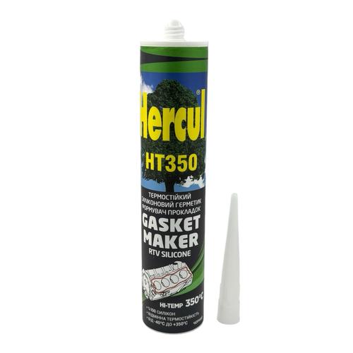 HERCUL HT350 GASKET MAKER Термостойкий силиконовый герметик формовщик прокладок 350°C 280мл. (черный)