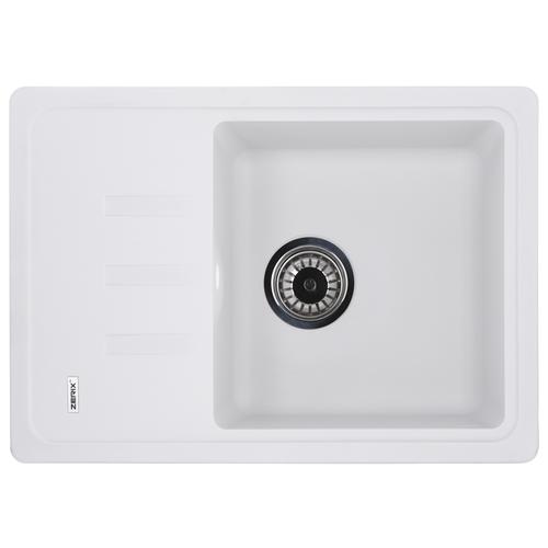 ZERIX ZS-6243S-01 Мийка гранітна 620*435мм. (біла)