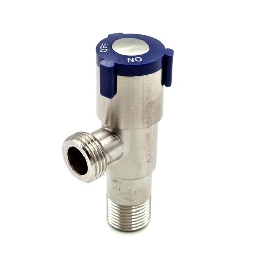 AQUASTRONG V2 Blue Кран угловой приборный нерж. 1/2х 1/2 V201