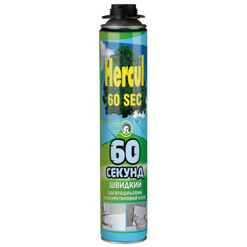 HERCUL 60 SEC Быстрый полиуретановый многоцелевой клей 750мл.