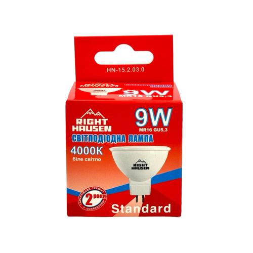 RightHausen LED-Лампа MR16 9W GU5.3 4000K HN-152030