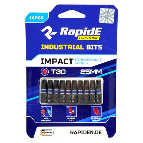 RAPIDE IMPACT Біта T30 25мм. (уп./10шт.) RAHФ-00001046