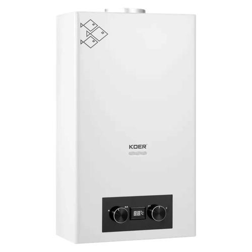 KOER KWH.G0110 Газова колонка димохідна 10л. WHITE 180*340*590мм. (KR5553)