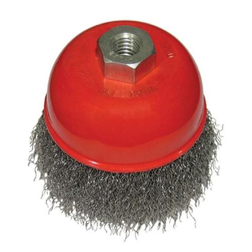 INTERTOOL Щітка чашкова 125 мм, для КШМ, М14 (кручений дріт) BT-1125