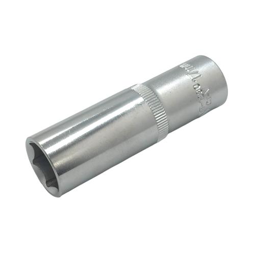 YATO Головка шестигранная удлиненная Cr-V 1/2 M=17мм., L=76мм. YT-1230