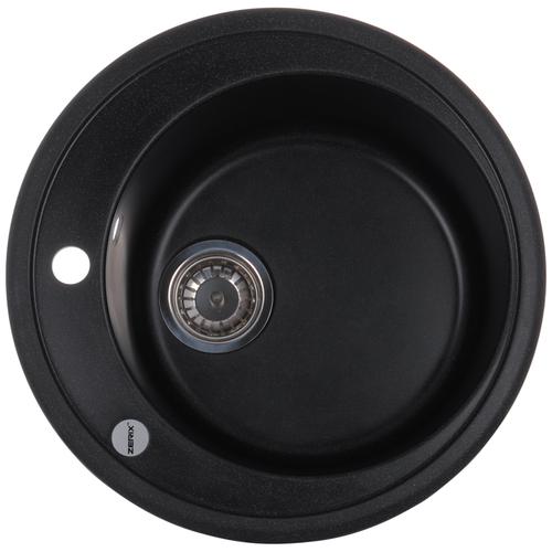 ZERIX ZS-510R-03 Мийка гранітна 510мм. (чорна)