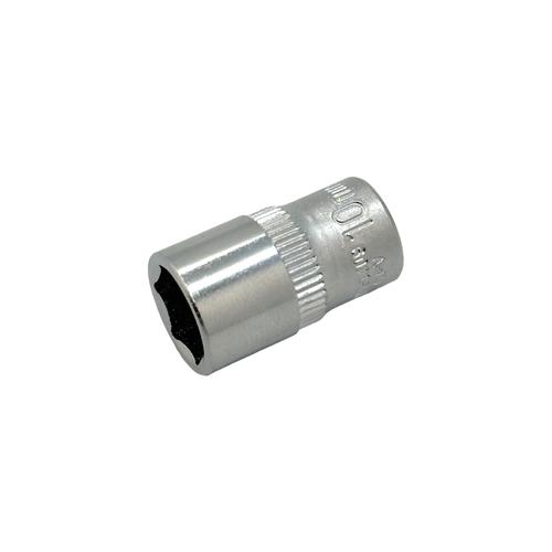YATO Головка шестигранна  Cr-V 1/4 M=10мм., L=25мм. YT-1409