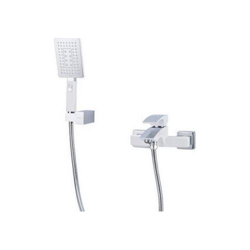 GAPPO G3007-7 (JACOB) Змішувач для ванни (білий хром)