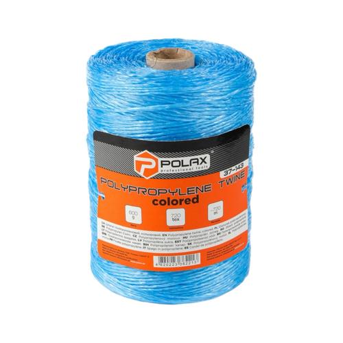 POLAX Шпагат поліпропіленовий кольоровий 600г. (720м.) 37-143