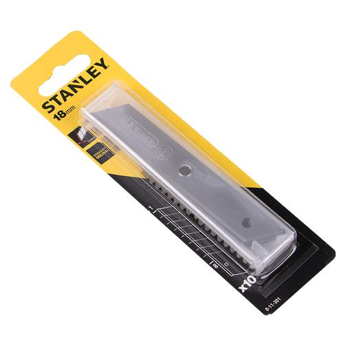 STANLEY Набір лез (18мм.) 10шт./уп. 0-11-301