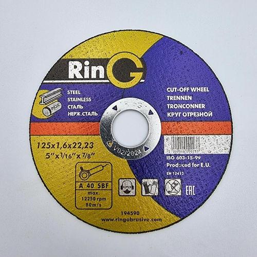 Ring Диск відрізний по металу 125*1,6*22,2