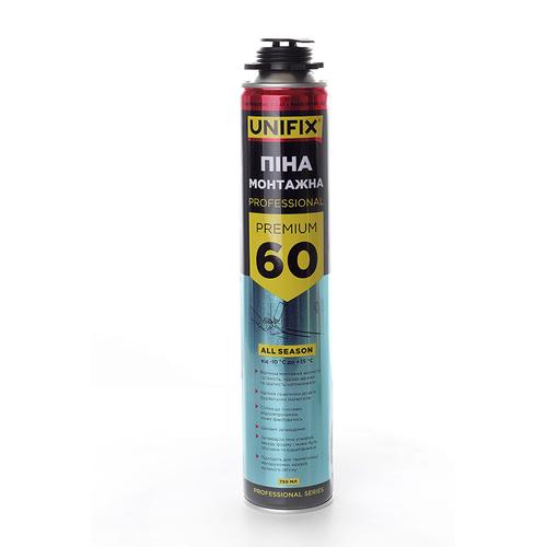 UNIFIX PREMIUM 65L Пена монтажная профессиональная всесезонная 850 мл. 951237