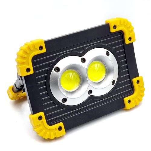 POLICE LED-Прожектор аккум. 20W, micro USB, 2*18650 L802-20W-2COB+1W
