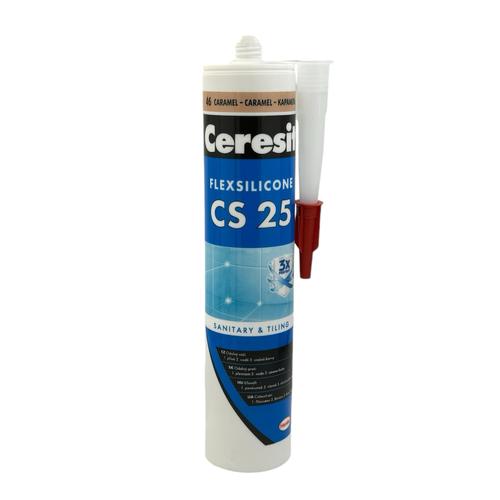 Ceresit CS25 Силиконовый герметик для швов КАРАМЕЛЬ (46)