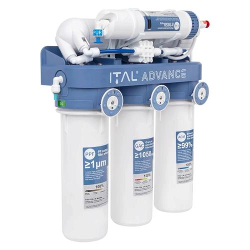 ITAL Advance 5-75 Система зворотного осмосу (5 ступенів, без помпи, мембрана DUPONT 75 галон) (ADV-RO5-75)