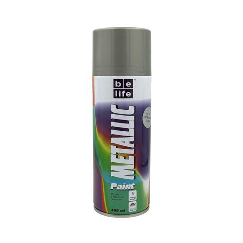 BeLife Metallic Paint Краска универсальная аэрозольная №100 (элегантное серебро) 400 мл.