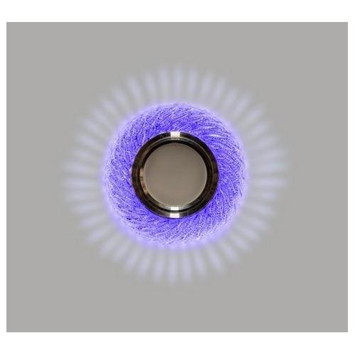 Точечный светильник с led-подсвет. MR16 7735WT+BL
