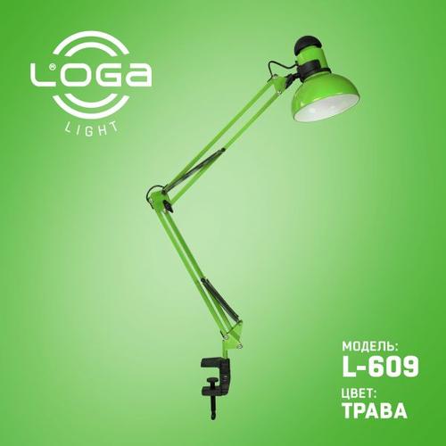 ТМ LOGA Настільна лампа на струбцині ТРАВА L-609
