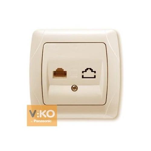 VIKO CARMEN Розетка внутрішня комп'ютерна (кремова) 90562032