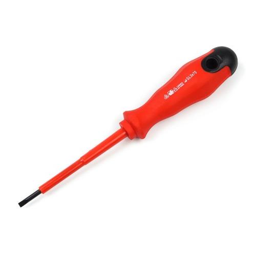 POLAX Отвёртка диэлектр. шлиц. SL5*125мм. 51-030