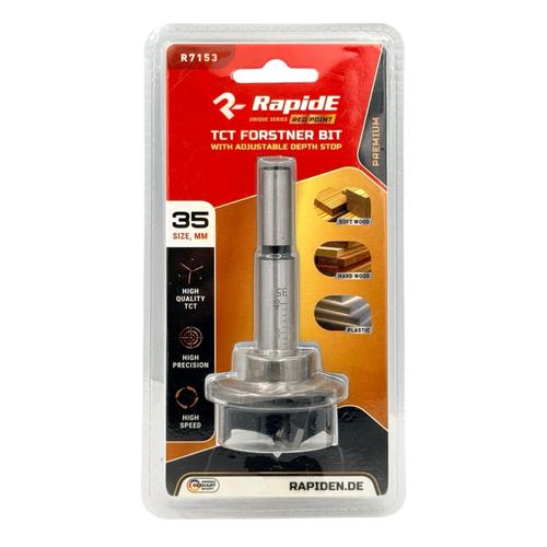 RAPIDE Red Point Фреза Форстнера 35мм. з рухомим обмежувачем R7153 RAHФ-00003244