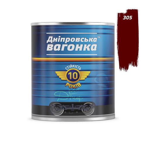 ДНІПРОВСЬКА ВАГОНКА Емаль ПФ-133 0,9л. ВИШНЕВИЙ (305)