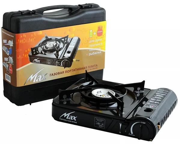 MAX Плита портативна с адаптером MS-2500LPG