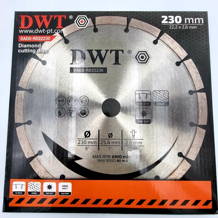 DWT Диск алмазний 230*2,6*22,2 (сегмент) DADD-RD22230