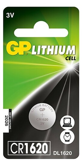 GP LITHIUM CR1620 3V