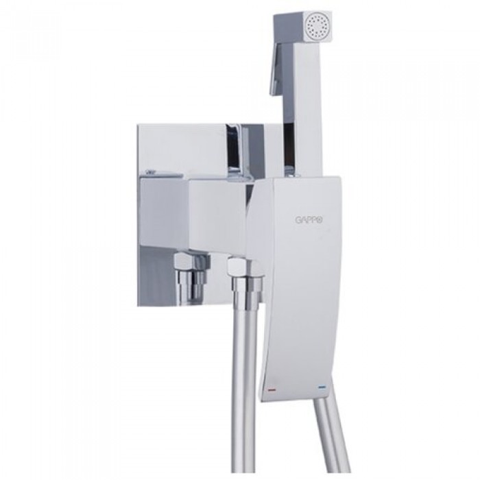 GAPPO G7207-8 (JACOB) Душ гігієнічний вбудований (білий\хром)