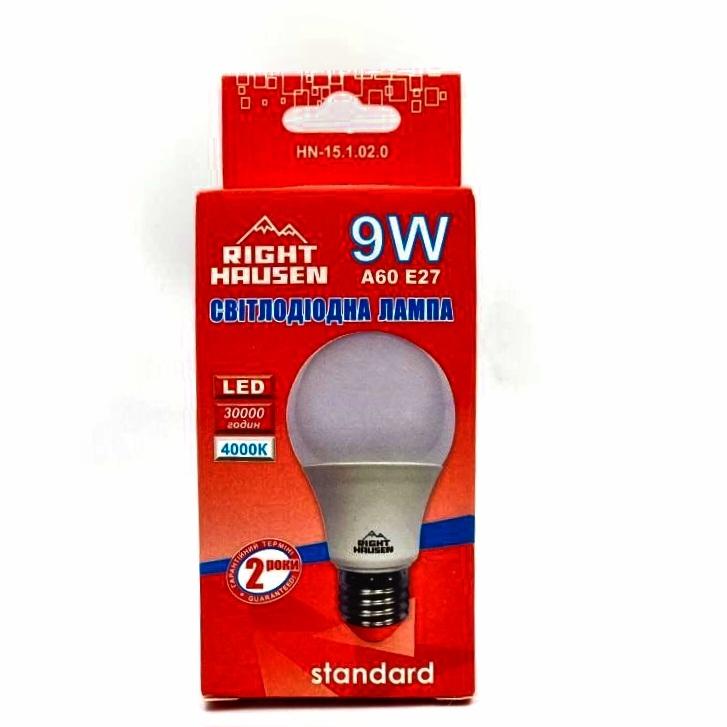RightHausen LED-Лампа A60 9W 4000K E27 HN-151020