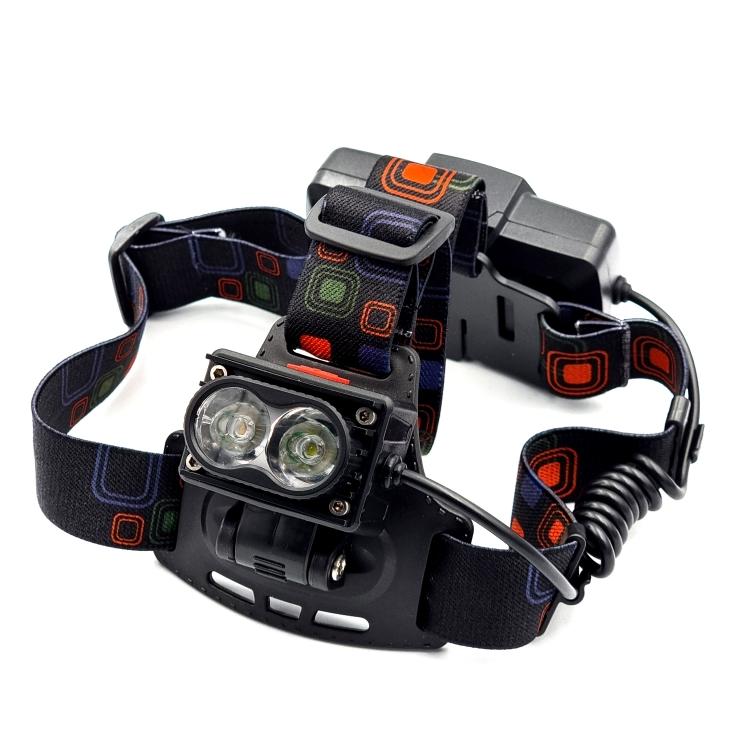 X-Balog Фонарь налобный 2*18650, micro USB BL-2125-2T6