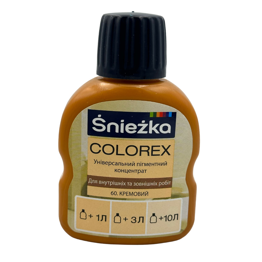 SNIEZKA COLOREX Универсальный пигментный концентрат 100 мл. №60 (кремовый)