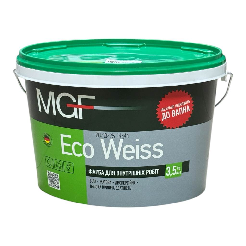 MGF Eco Weiss Фарба для внутрішніх робіт 3,5кг.