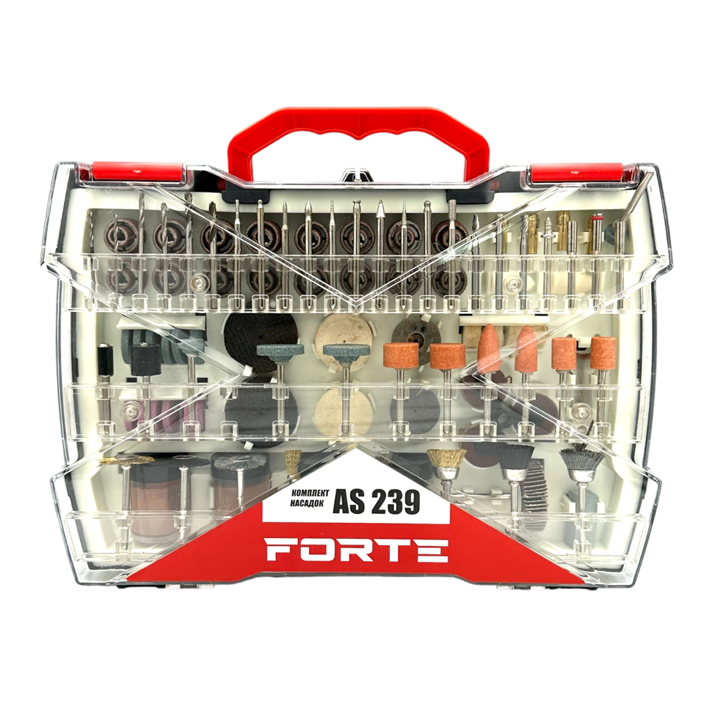 FORTE Комплект аксесуарів для гравера 73 од. AS239