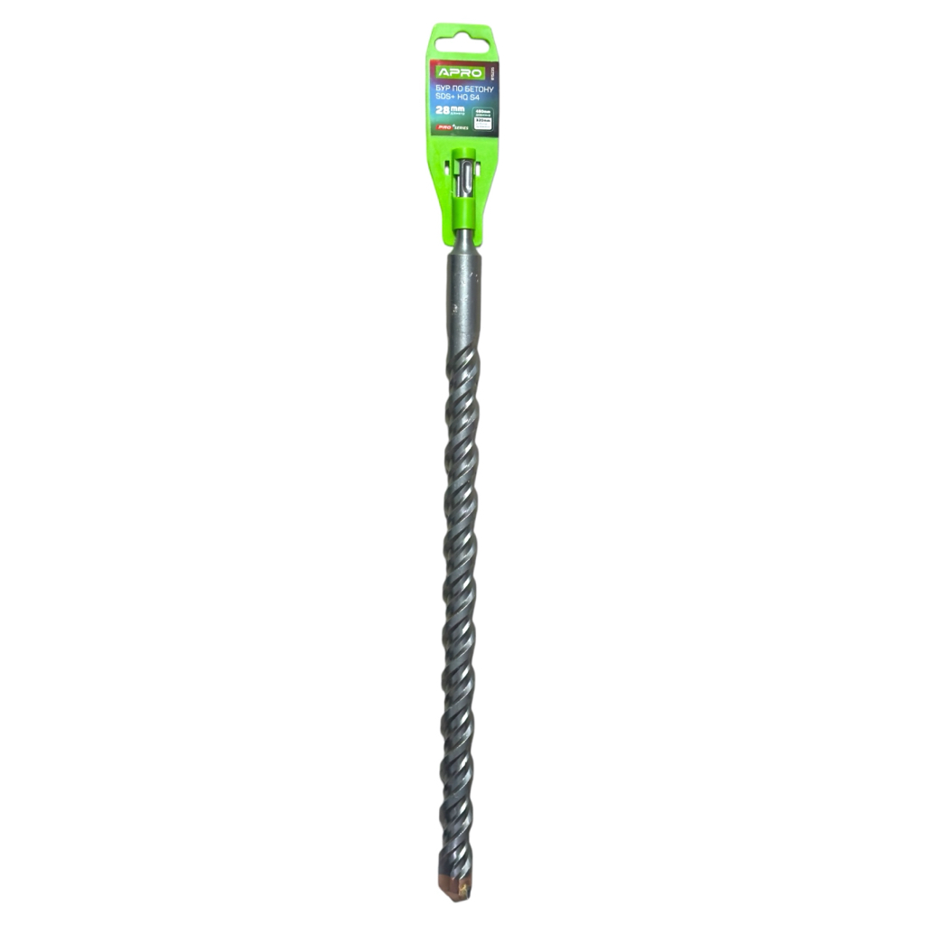 APRO PRO SERIES Бур по бетону SDS PLUS HQ S4 Ø28x460мм 815235