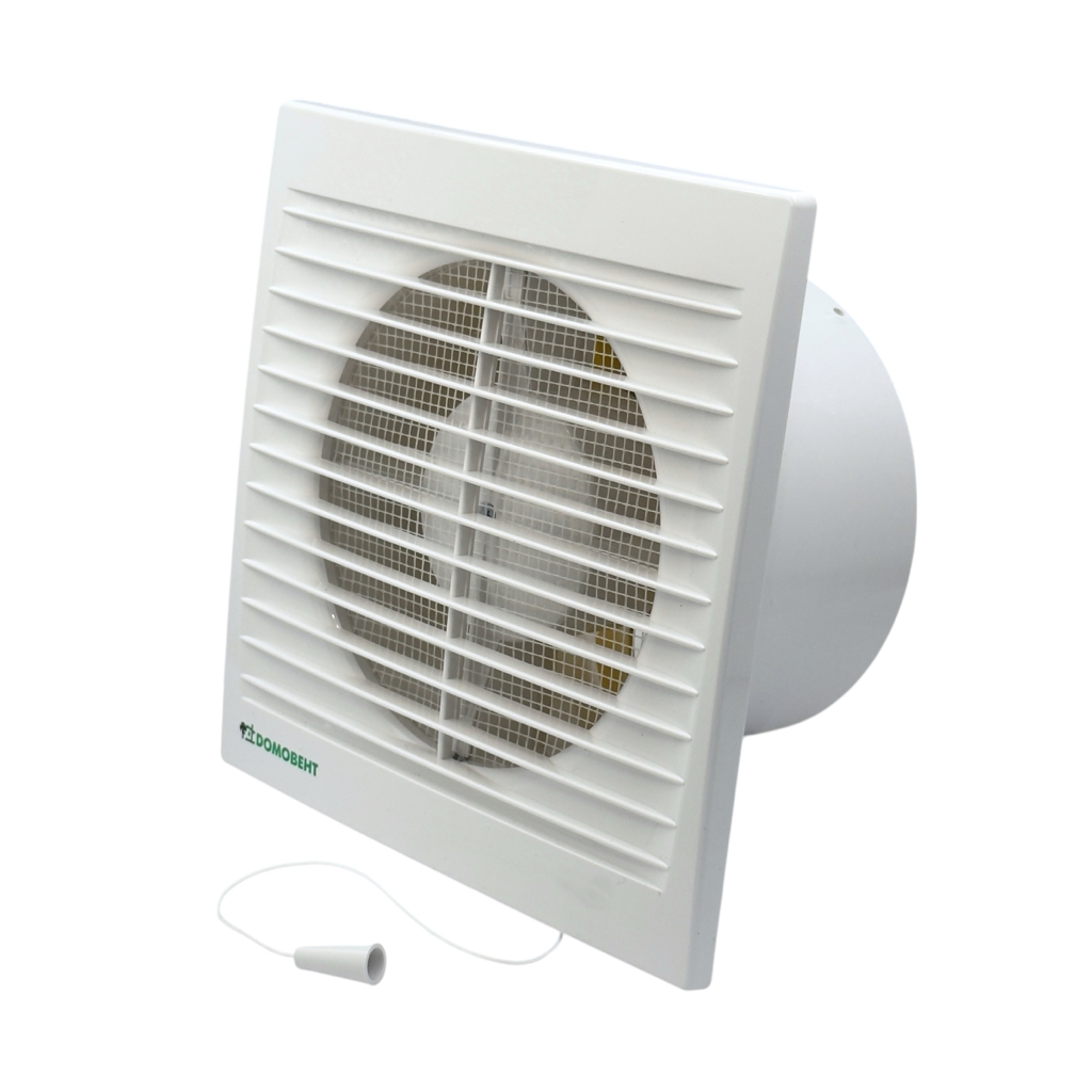 DOMOVENT 125S Вентилятор вентиляційний Ø125 (білий) (125 С1B)