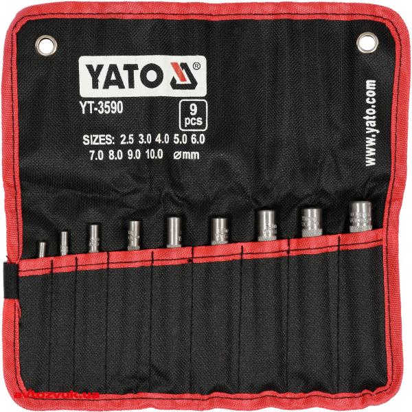 YATO Пробойник отверстий Ø2,5-10мм. (набор) YT-3590
