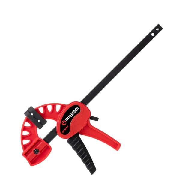 INTERTOOL Струбцина автомат 100 * 30мм, зусилля затиску до 10 кг HT-6110