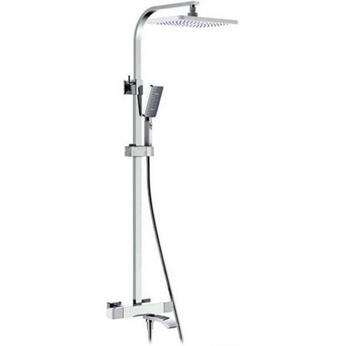 GAPPO G2407-50 (JACOB) Душевая система  с термостатом 3х функ.  (белый\хром)