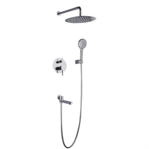 GAPPO G7104 (CHANEL)  ванна встроенный лат. корпус 3х функц. Ø35