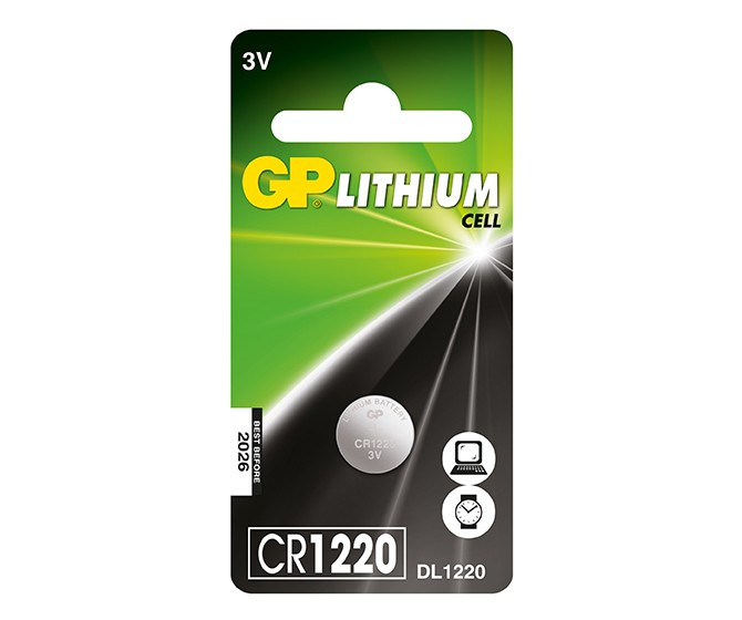 GP LITHIUM CR1220 3V